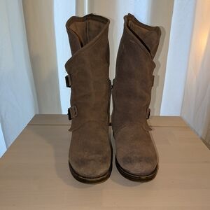 Brown Suede Women's Boots